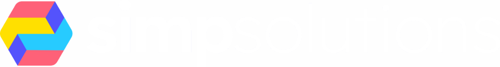 SimpSolutions Logo White