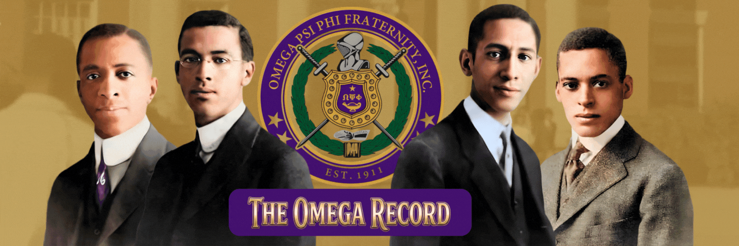 Omega Psi Phi Fraternity Banner